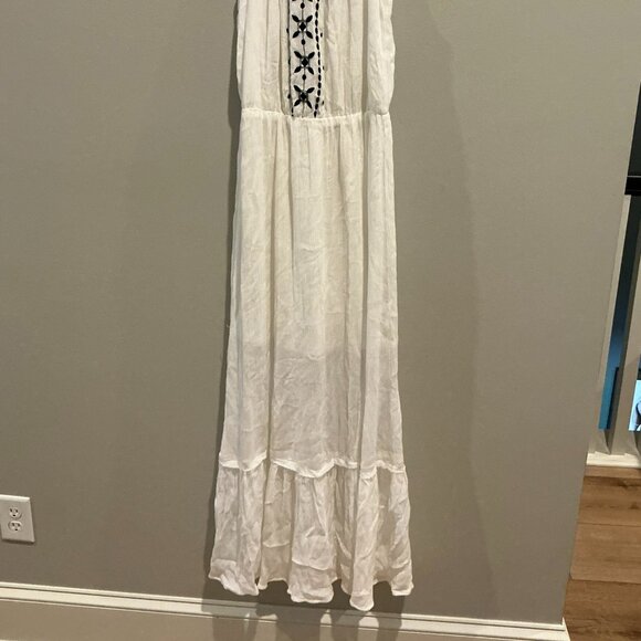 Maurices Embroidered Halter Top Maxi Dress - Picture 3 of 6
